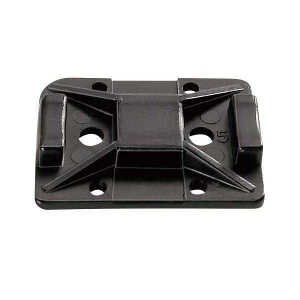 HellermannTyton UB28-N-PA66-WH Klebesockel selbstklebend, schraubbar 151-00357 Bündel-Ø-Bereich 5.40 mm (max) Weiß 100 St.