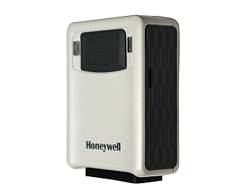 Honeywell wandmontiertes Thermostat oder Steuergerät mit kleinem Display und schwarzem Seitenpaneel