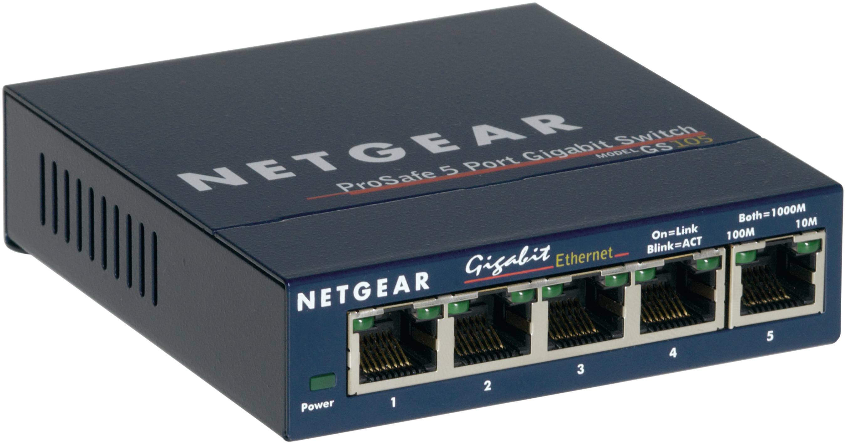 Netgear GS105 GE GS105GE Netzwerk Switch 5 Port 1000MBit/s