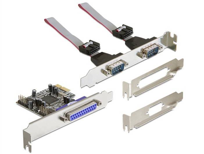 DeLock PCI Express Card - Adapter Parallel/Seriell