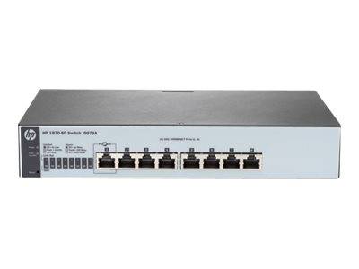 HPE 1820-8G - Switch - managed - 8 x 10/100/1000