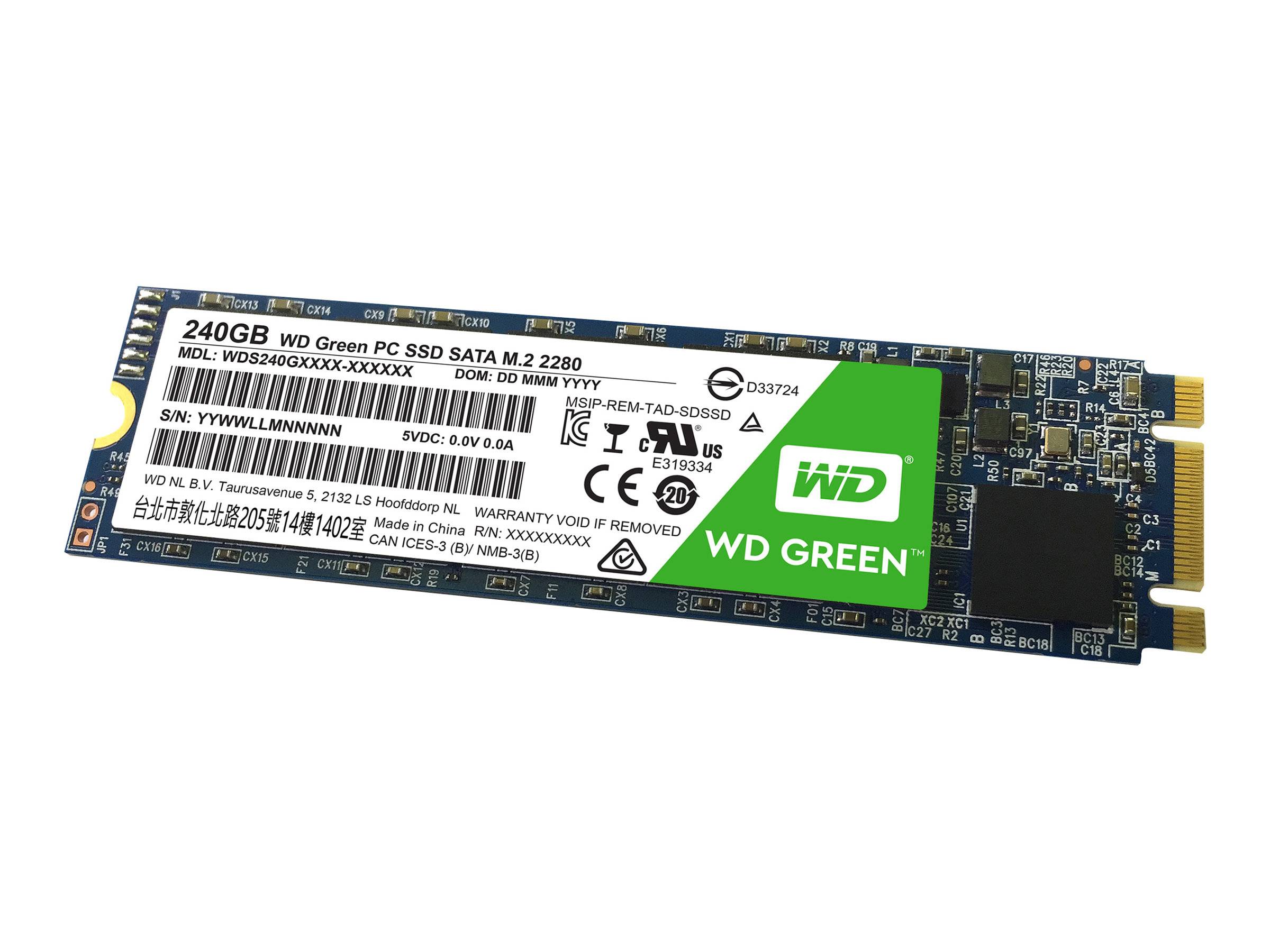 WD Green PC SSD WDS240G1G0B - 240 GB SSD - intern