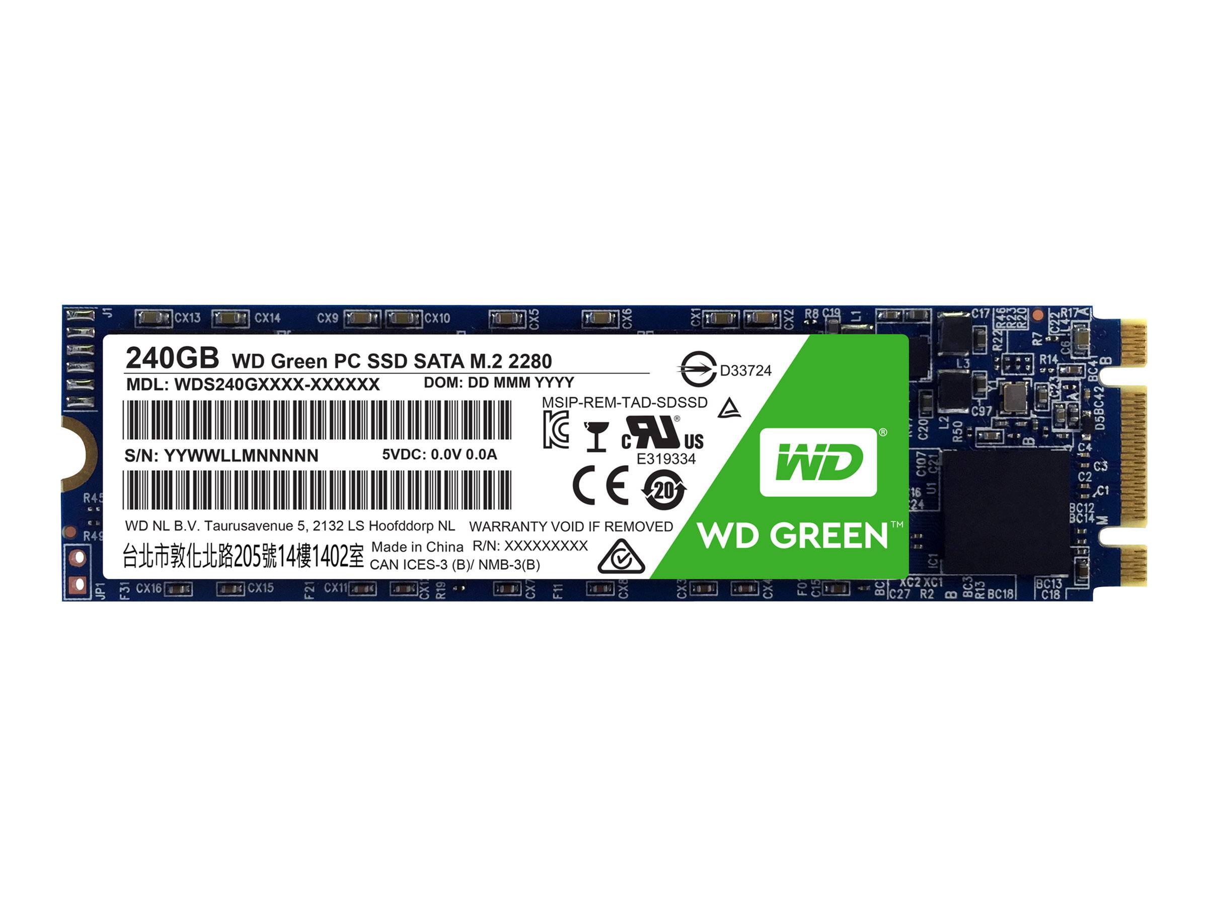 WD Green PC SSD WDS240G1G0B - 240 GB SSD - intern
