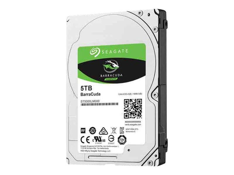 Seagate Guardian BarraCuda ST5000LM000 - Festplatte - 5 TB - intern - 2.5"" (6.4 cm)