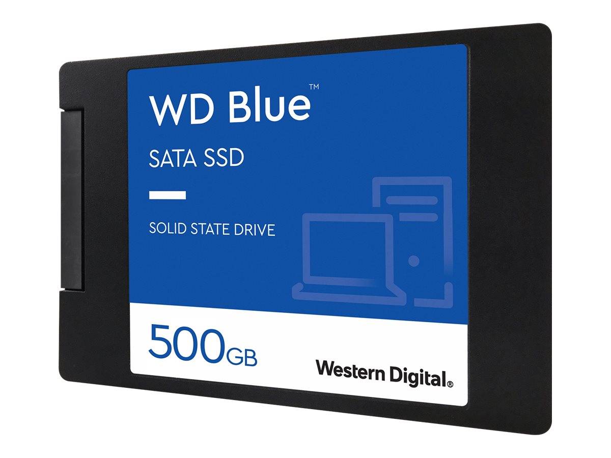 WD Blue 3D NAND SATA SSD WDS500G2B0A - 500 GB SSD - intern - 2.5"" (6.4 cm)