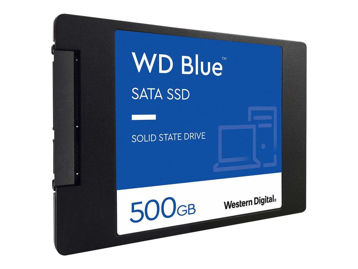 WD Blue 3D NAND SATA SSD WDS500G2B0A - 500 GB SSD - intern - 2.5"" (6.4 cm)