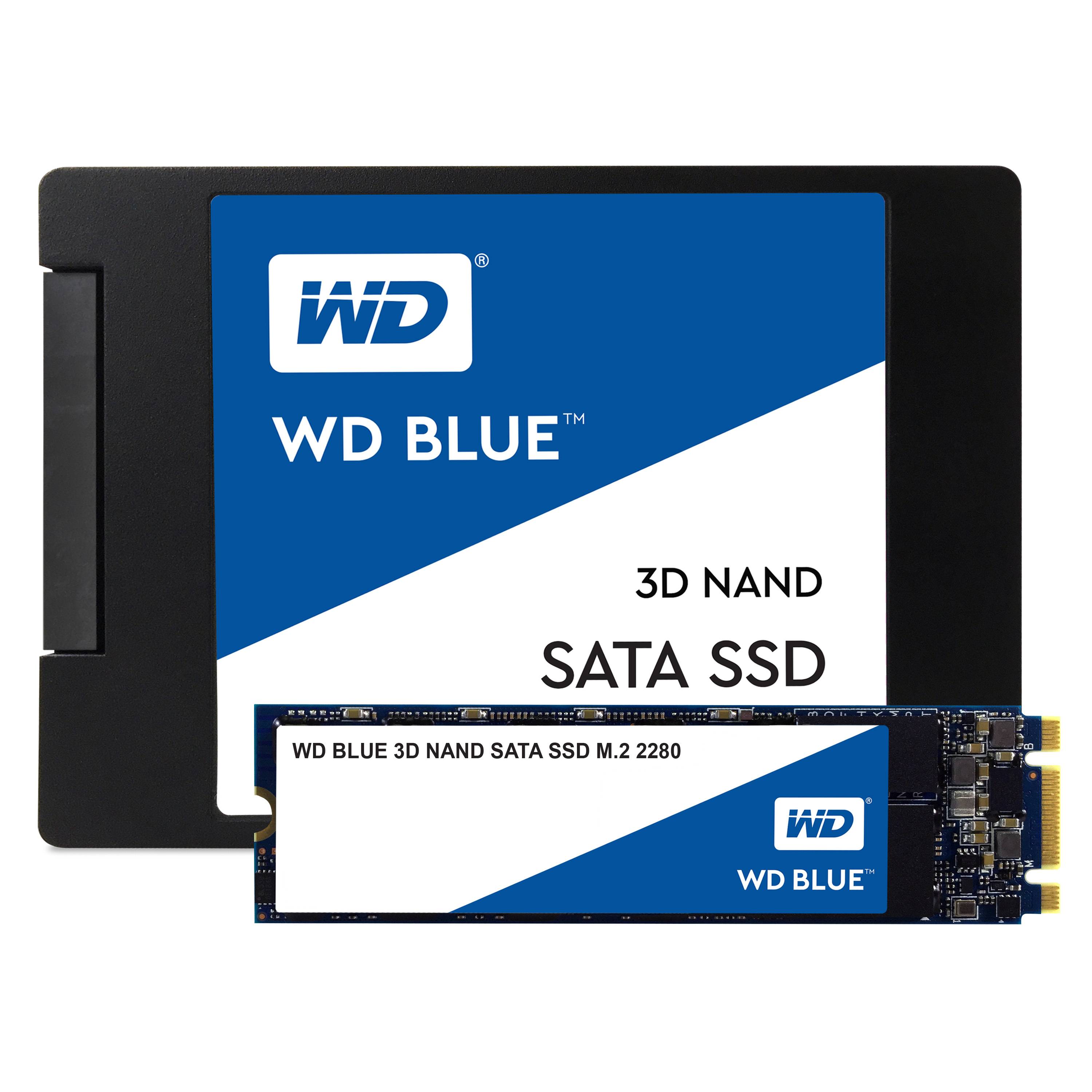 WD Blue 3D NAND SATA SSD WDS250G2B0B - Solid-State-Disk