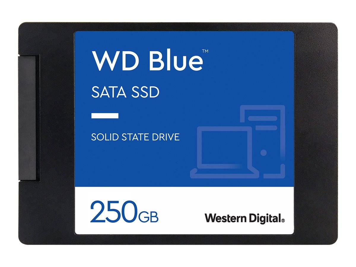 WD Blue 3D NAND SATA SSD WDS250G2B0A - Solid-State-Disk - 250 GB - intern - 2.5"" (6.4 cm)