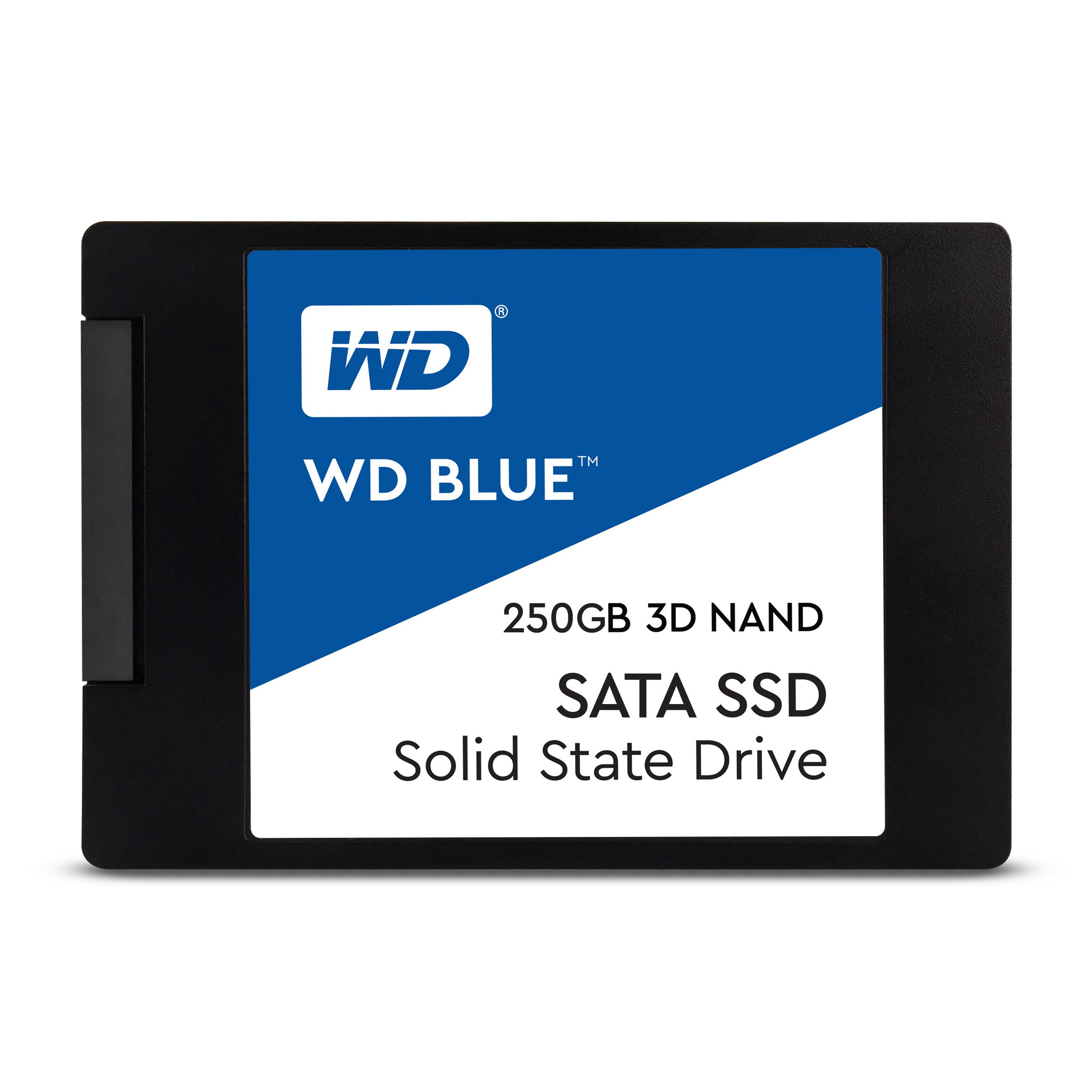 WD Blue 3D NAND SATA SSD WDS250G2B0A - Solid-State-Disk - 250 GB - intern - 2.5"" (6.4 cm)