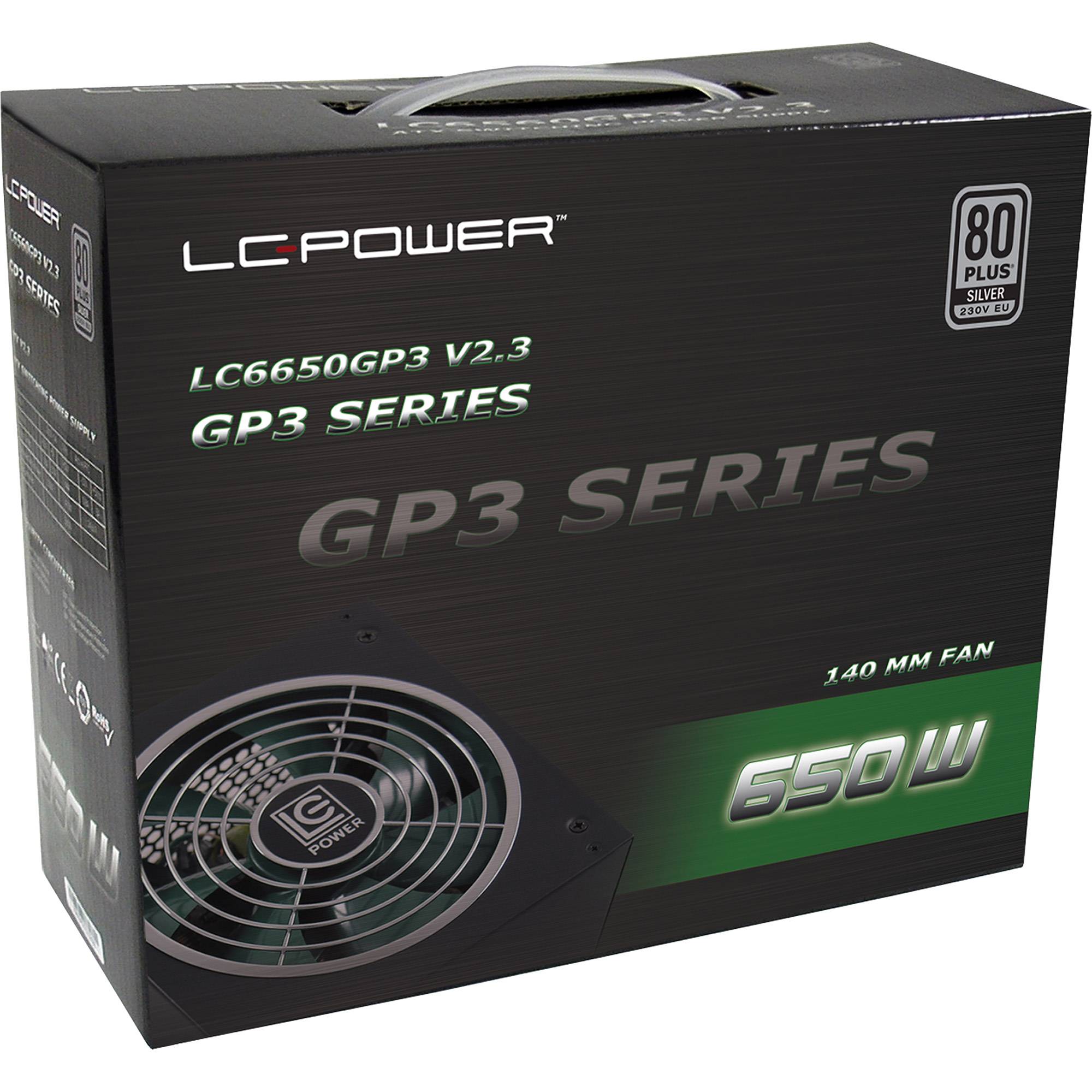 LC Power Silent Giant Green Power LC6650GP3 V2.3 - Netzteil (intern)
