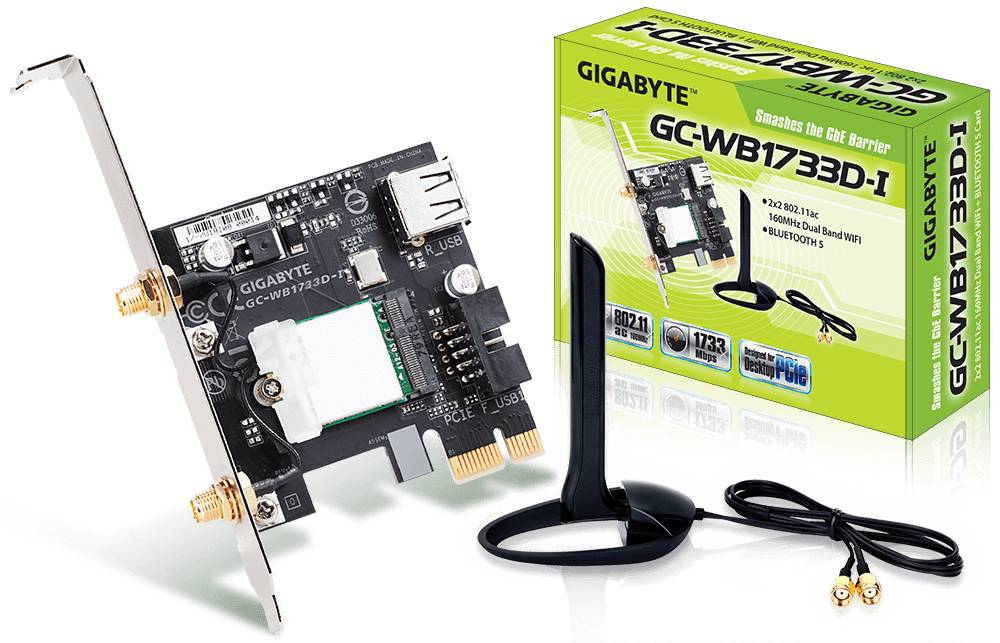 GC-WB1733D-I WLAN Bluetooth 5.0 PCIe x1