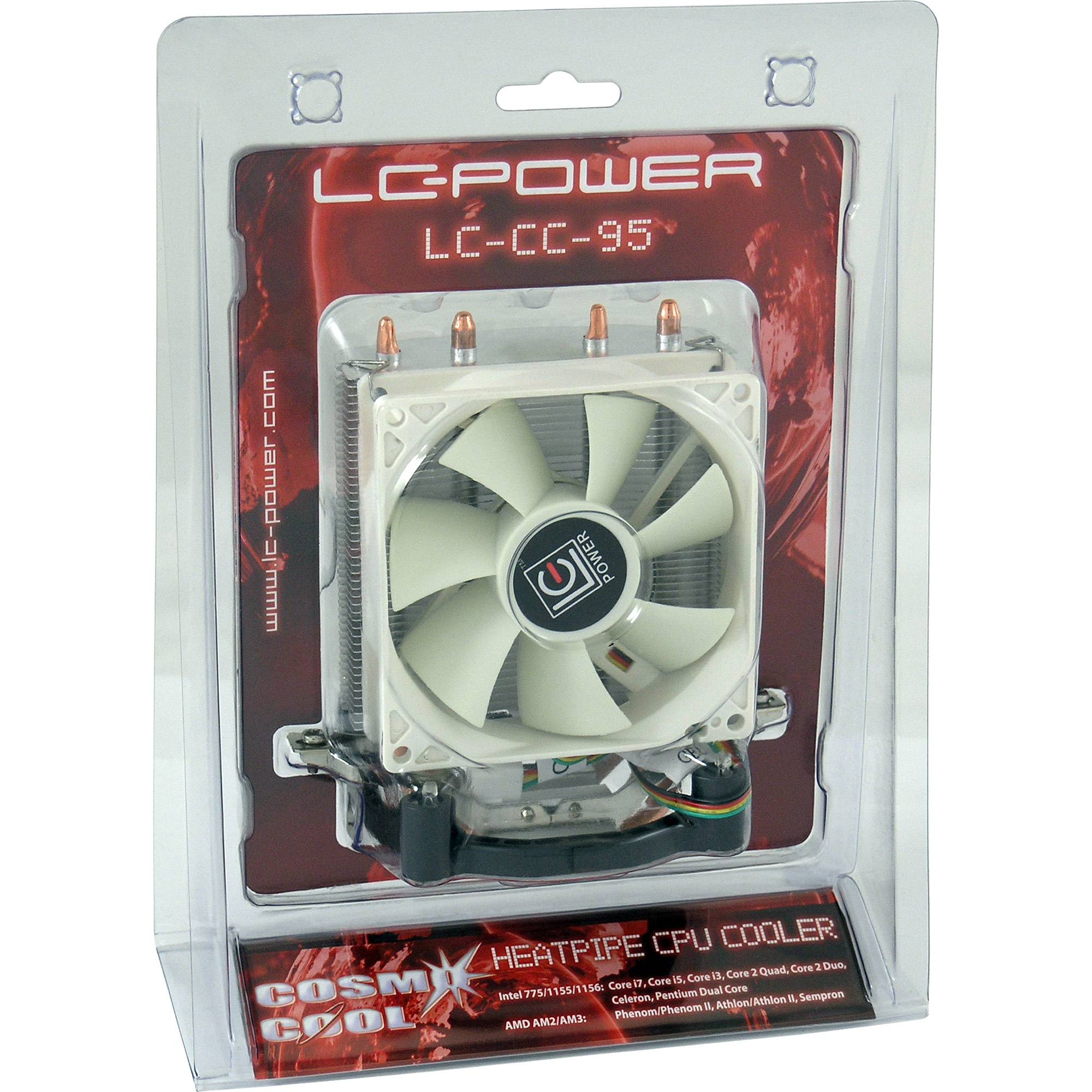 LC-POWER - LC Power Cosmo Cool LC-CC-95 - Prozessor-Luftkühler - (für: LGA775, LGA1156, AM2, AM3, LGA1155)
