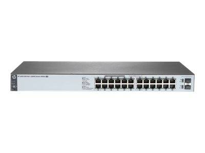 HPE 1820-24G-PoE+ (185W) - Switch - managed - 12 x 10/100/1000 (PoE+)