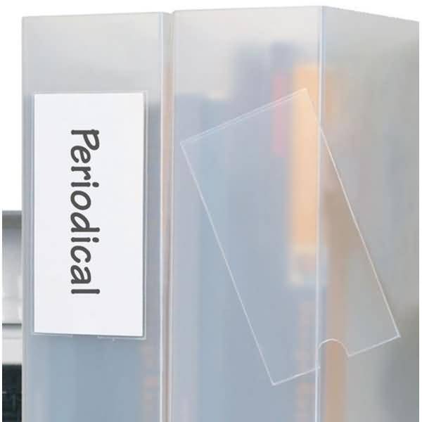 Sichtfenster 35x75mm selbstklebend Kunststoff inkl. Etiketten VE=200 Stück