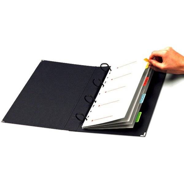 Registertaben selbstklebend non-permanent farbig sortiert 12x40mm 48 Stück