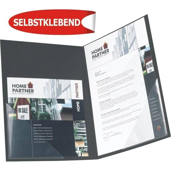 Selbstklebender Präsentationsordner für den Immobilienmakler 