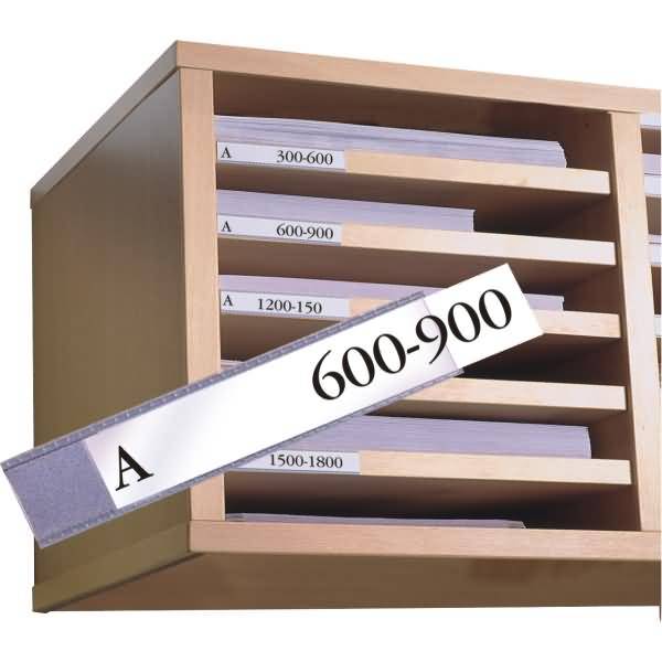 Beschriftungsfenster 25x75mm selbstklebend VE=12 Stück