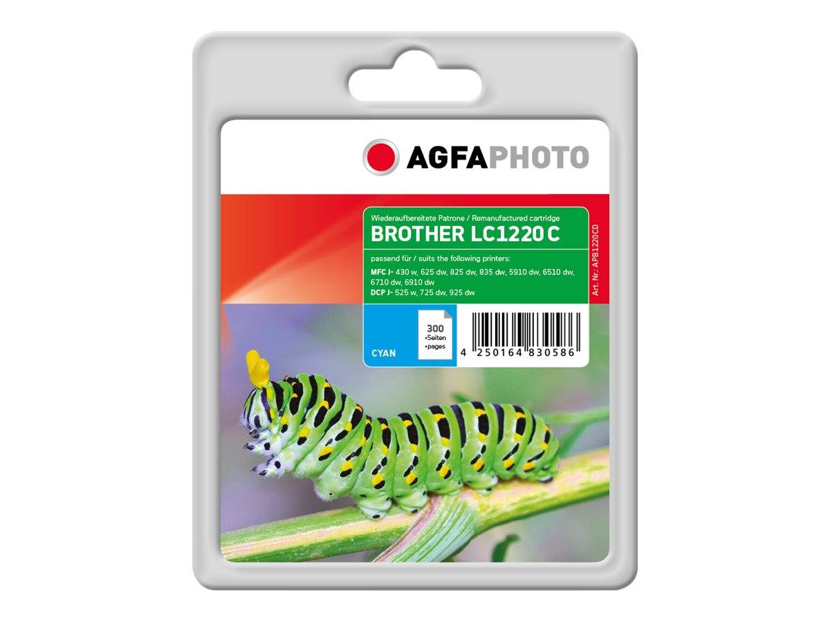 AgfaPhoto - 7 ml - Cyan - kompatibel - Tintenpatrone (Alternative zu: Brother LC1220C)