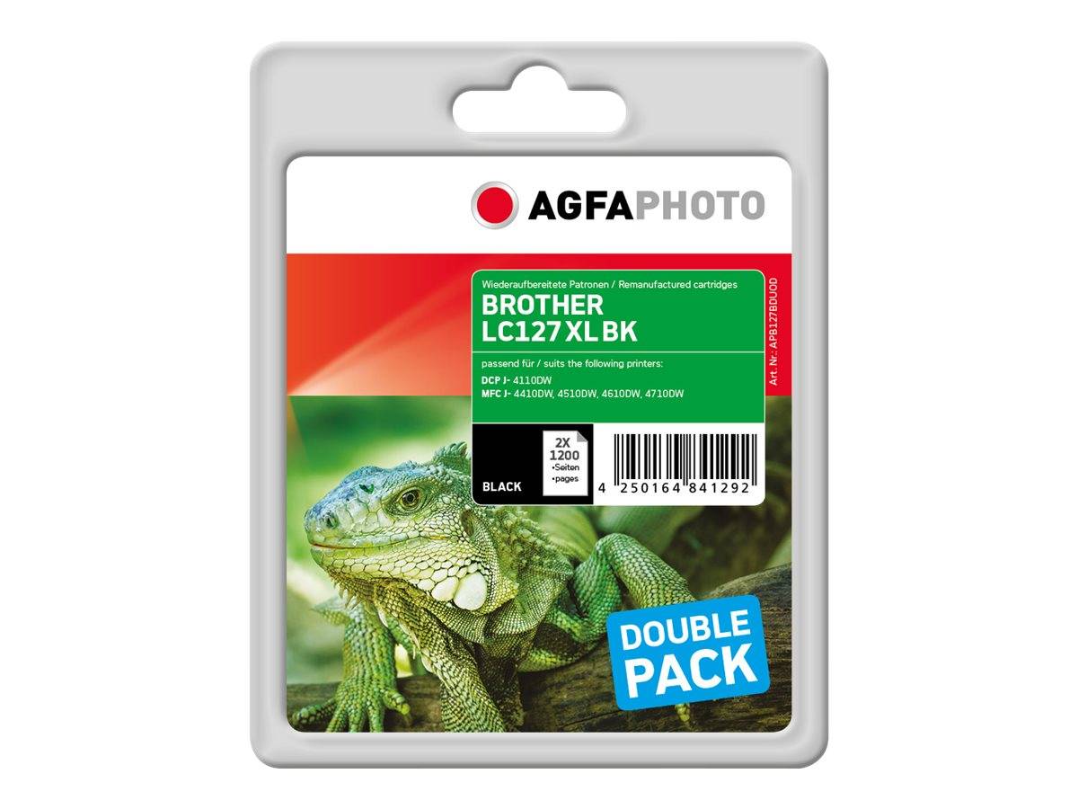 AgfaPhoto Multi pack - 2er-Pack - Schwarz - compatible - Tintenpatrone - für Bro