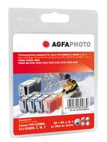 AgfaPhoto - 5er-Pack - Schwarz, Gelb, Cyan, Magenta - kompatibel - Tintenpatrone (Alternative zu: Canon 4529B001, Canon