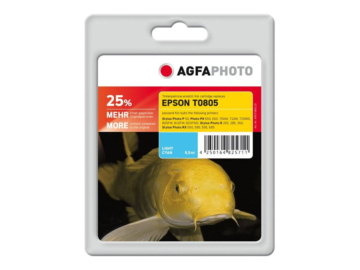 AgfaPhoto - 9.5 ml - hell Cyan - kompatibel - Tintenpatrone