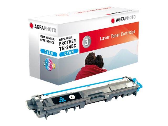AgfaPhoto - Cyan - kompatibel - Tonerpatrone (Alternative zu: Brother TN245C)