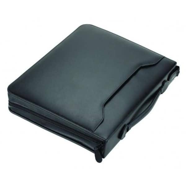 Tagungsmappe Arezzo I A4 Leder schwarz