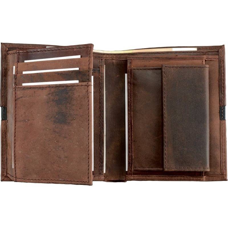 Alassio Geldbörse, Leder, dunkelbraun, Hochformat