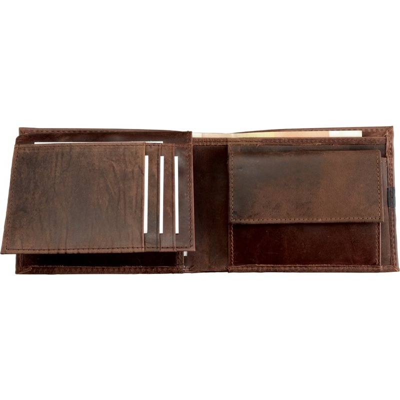 Alassio Geldbörse, Leder, dunkelbraun, Querformat