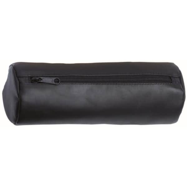 Schlamperrolle 22x9cm Leder schwarz