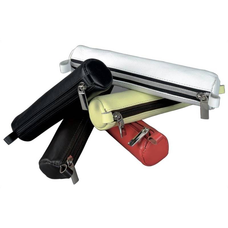 Alassio Schlamper-Rolle, aus Nappa-Leder, schwarz