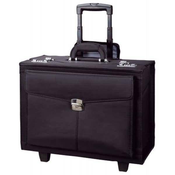 Pilotenkoffer Rocca II Trolley 46x39x27cm Microfaser schwarz