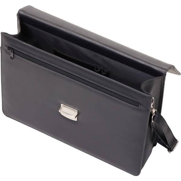 Aktentasche Anzio 380x285x100mm Kunstleder schwarz