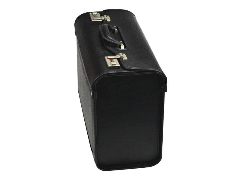 JÜSCHA - Alassio - Pilotenkoffer - Kunstleder - Schwarz