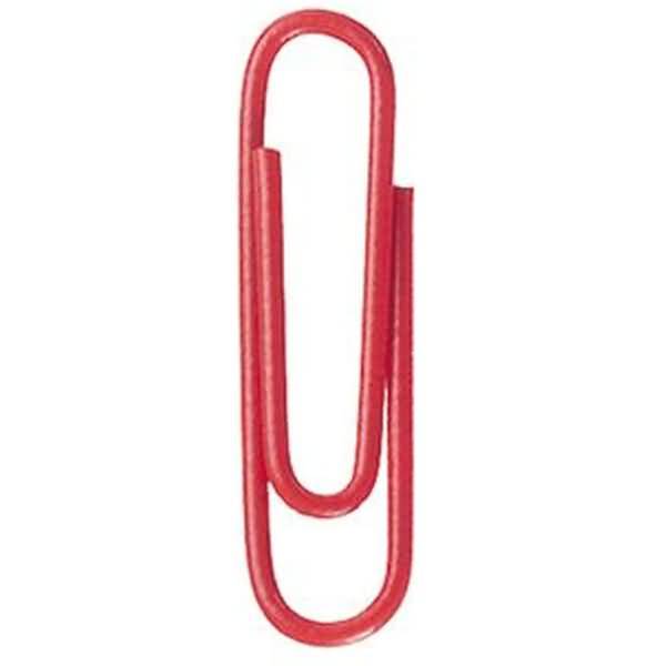 Briefklammer Metall kunststoffüberzogen 26mm orange VE=100 Stück