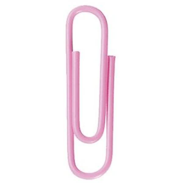 Briefklammer Metall kunststoffüberzogen 26mm rosa VE=1000 Stück