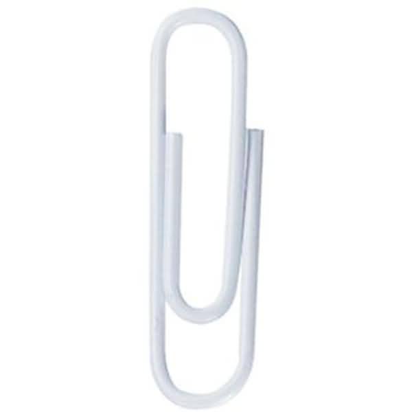 Briefklammer Metall kunststoffüberzogen 26mm weiß VE=300 Stück