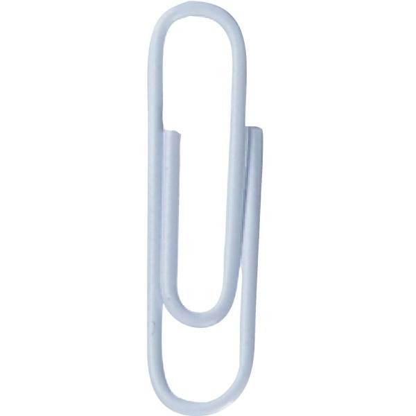 Briefklammern 26mm kunststoffüberzogen weiß VE=1000 Stück