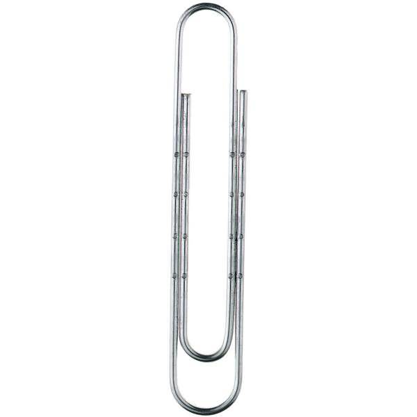 Akten-Klammer Stahl gewellt vernickelt 77mm VE=100 Stück