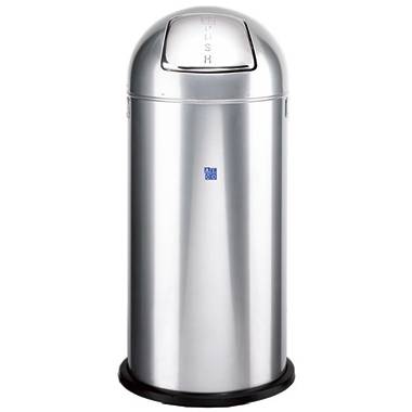 Push-Abfallsammler 2905-36 52L H/Ø 84/37cm silber