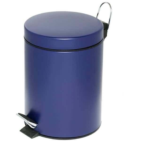 Tretabfalleimer 5 Liter blau