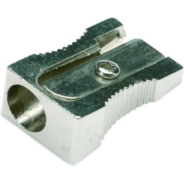 Spitzer Metall silber