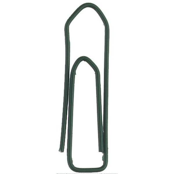 Briefklammer Metall lackiert 26mm dunkelgrün VE=500 Stück