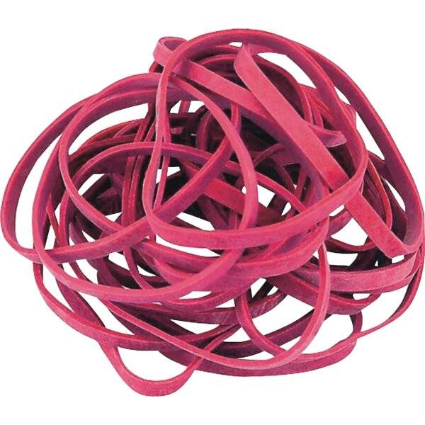 Gummibänder 80x4mm 1000g rot