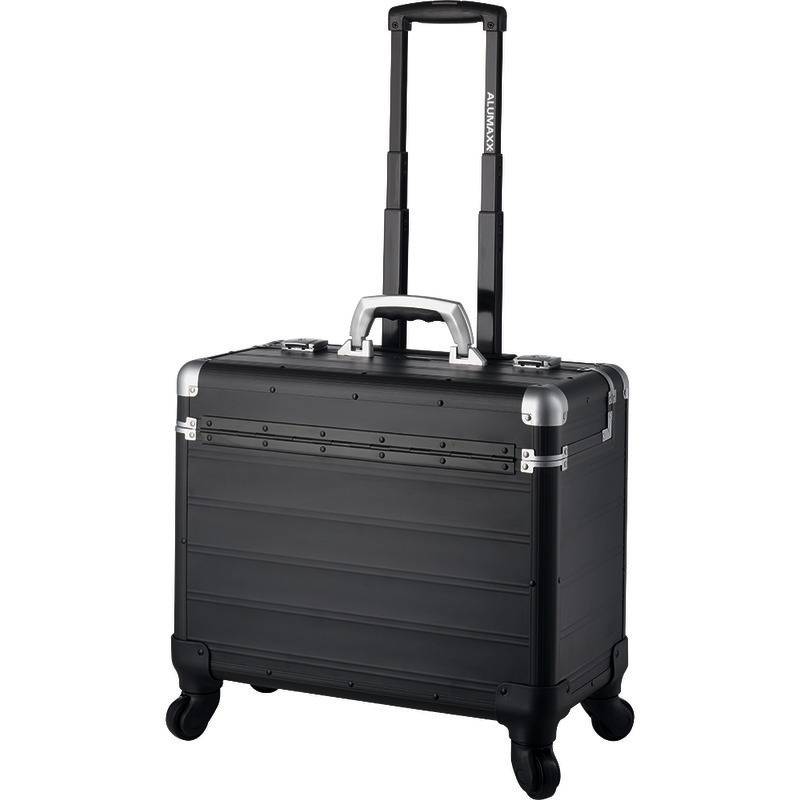 Pilotenkoffer Pandora 470x360x250mm Aluminium schwarz