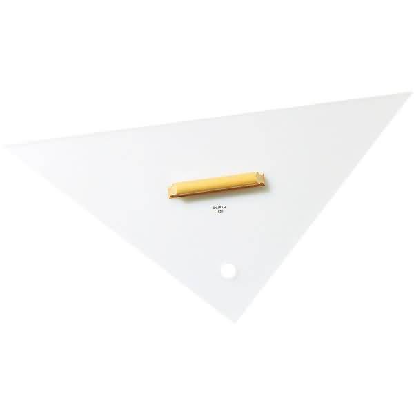 Kursanlegedreieck glasklares Acryl 32,5cm glasklar