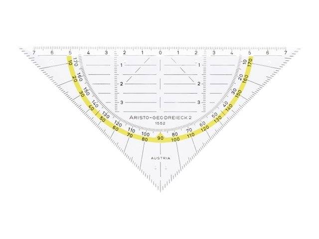 Aristo Geo-Dreieck - Geodreieck - 16 cm - 45°, 45°