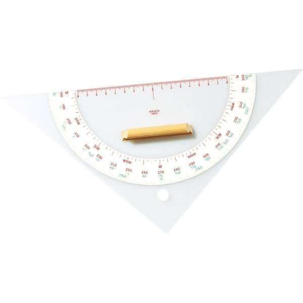 Kursdreieck 32,5cm Acryl glasklar