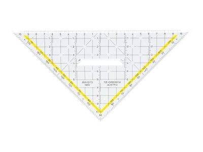 Aristo TZ - Geodreieck - 22.5 cm - 45°, 45° - klar