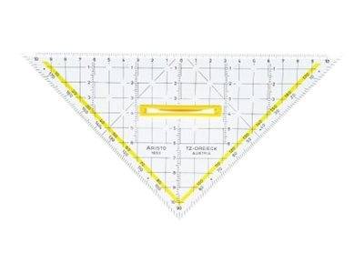 Aristo TZ - Geodreieck - 22.5 cm - 45°, 45° - klar